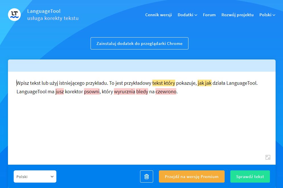 Darmowe korektory tekstu online. Dobre, lepsze i najlepsze