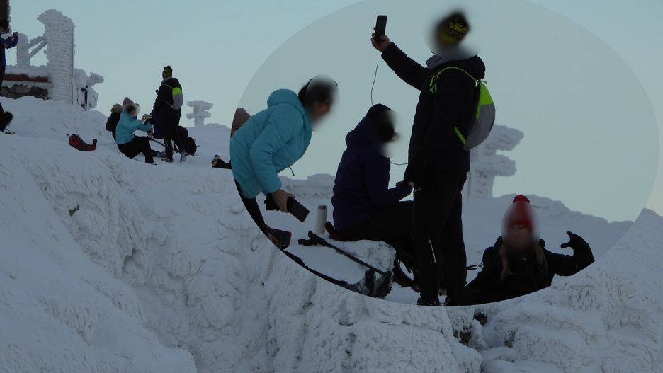 Ferie 2021. Fani sanek i jabłuszek w Karkonoszach. GOPR ostrzega!