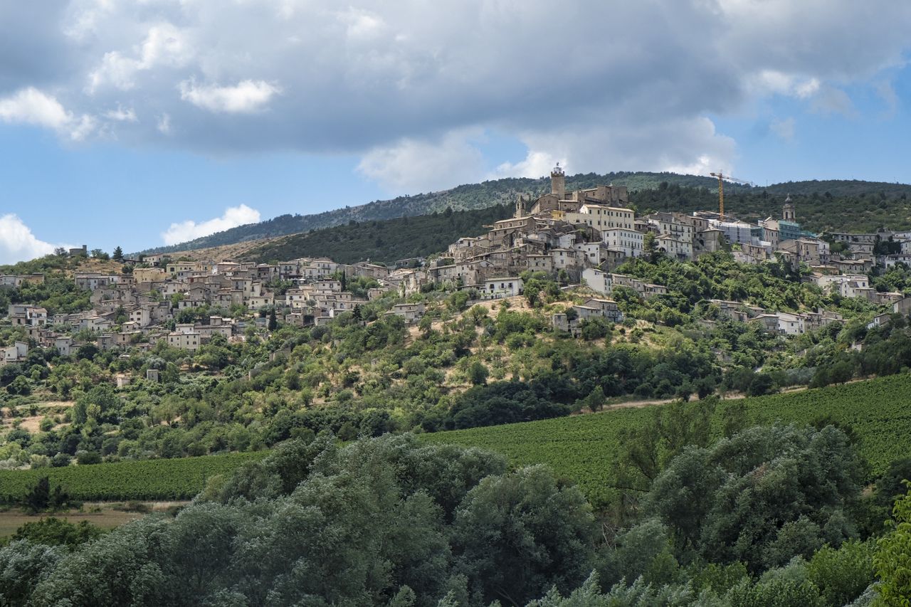 Die italienische Abruzzen liegt an der Ostküste der Apenninhalbinsel.