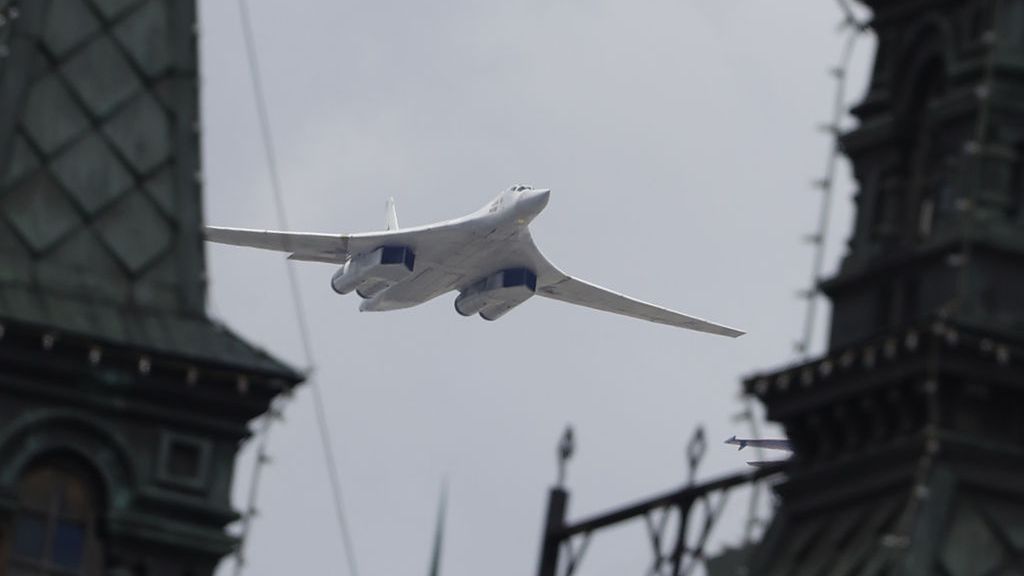 Rosja zagrozi nowym wyścigiem zbrojeń jądrowych? Na zdjęciu Bombowiec Tupolev TU-160