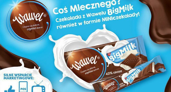 Wawel wprowadza na rynek czekoladę Big Milk. W reklamie Jacek i Maciek