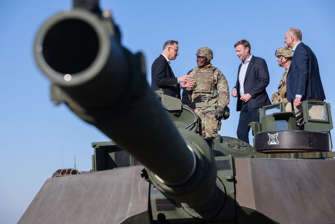 Andrzej Duda w Fort Stewart