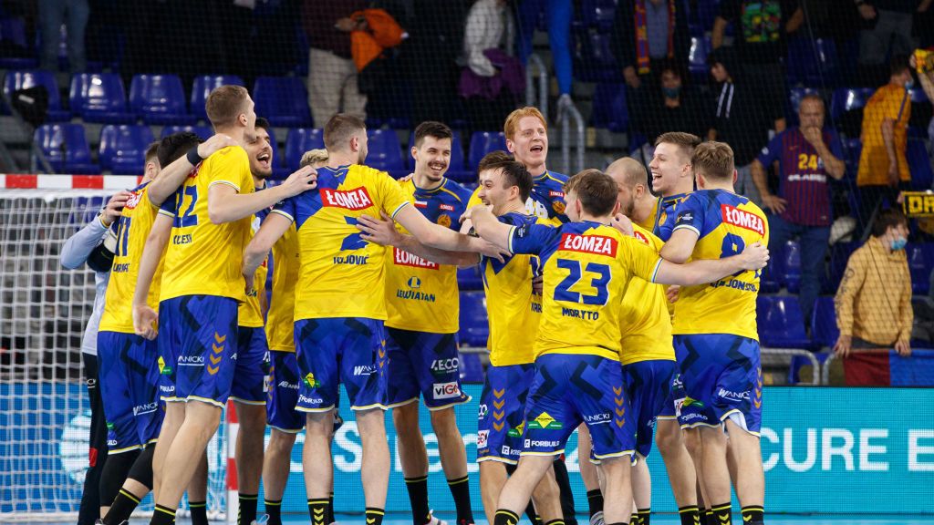 Getty Images /  DAX Images/NurPhoto  / Na zdjęciu: Piłkarze Łomży Vive Kielce