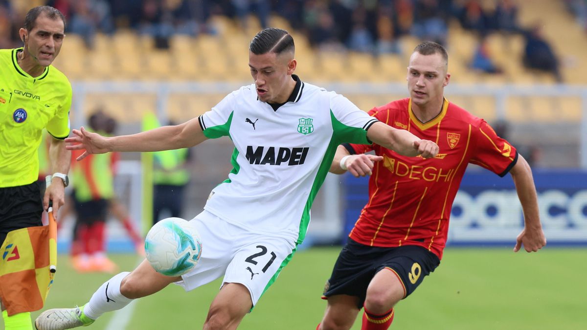 PAP/EPA / Abbondanza Scuro Lezzi / Mecz Serie A: US Lecce - US Sassuolo