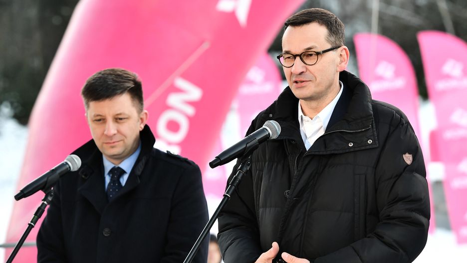 Mateusz Morawiecki i Michał Dworczyk