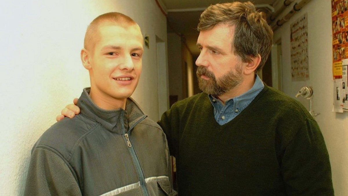 Cezary Morawski z Rafałem Mroczkiem