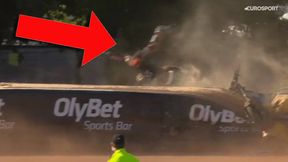 Żużel. Okropny wypadek w Grand Prix Łotwy. Anders Thomsen wyleciał poza tor! [WIDEO]