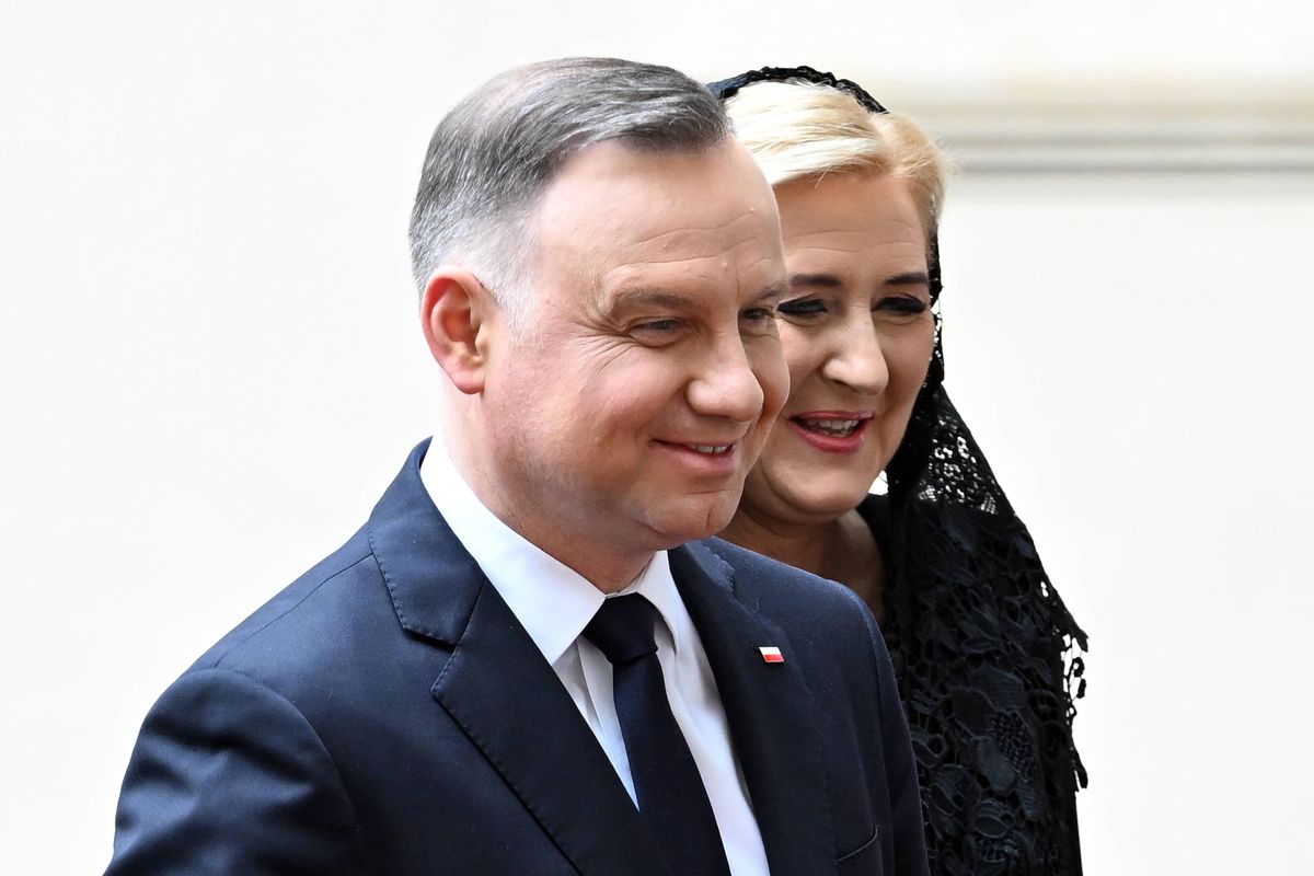 Andrzej Duda po spotkaniu z papieżem. 