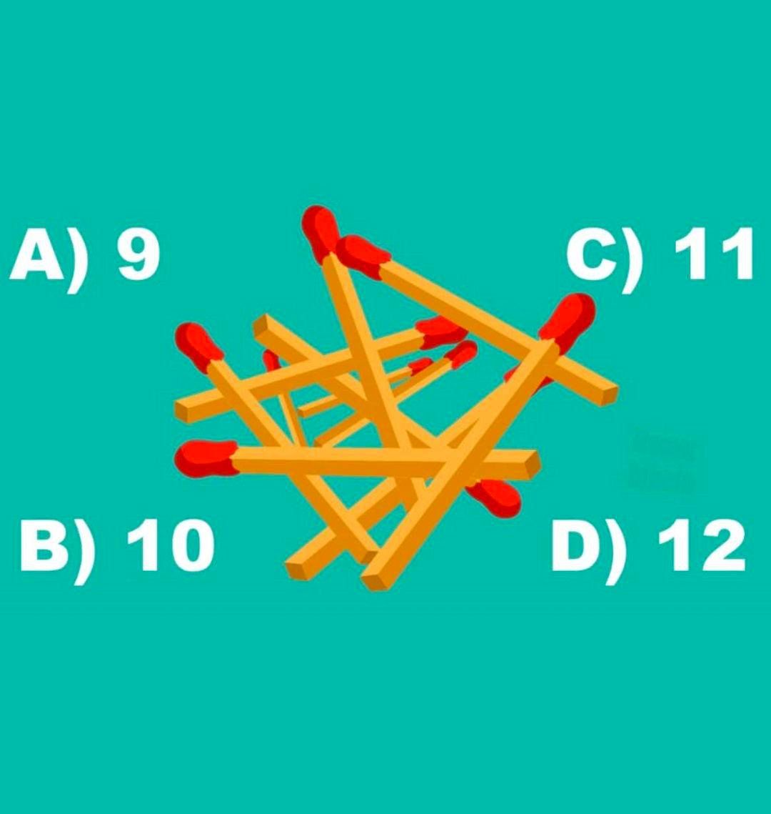 Ile zapałek jest na obrazku?