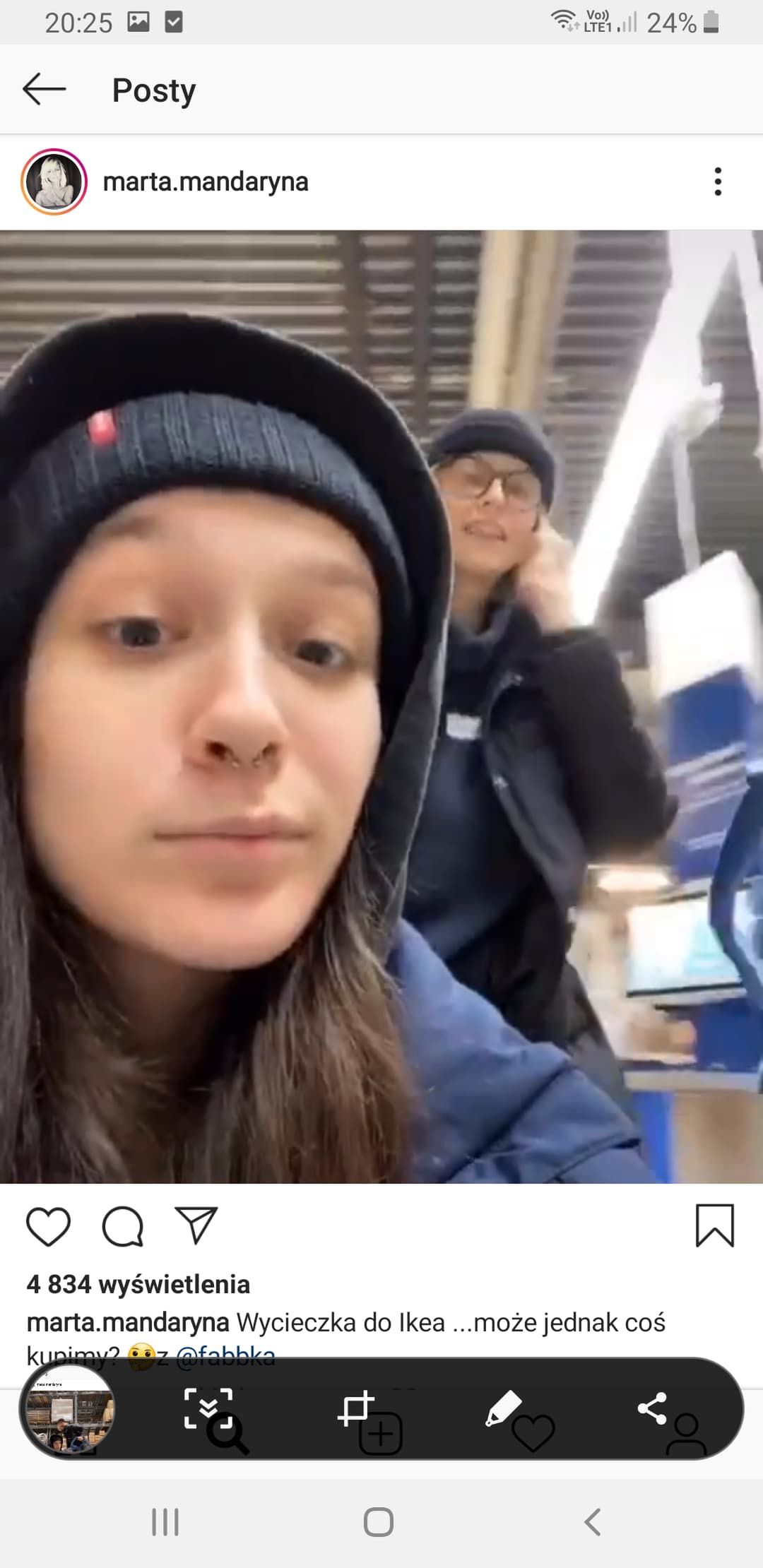Mandaryna i Fabienne w Ikei