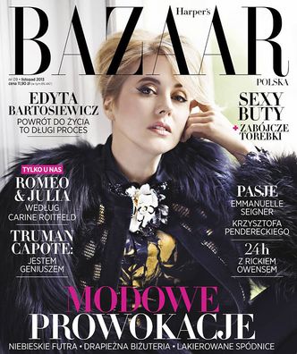 Bartosiewicz na okładce "Harper's Bazaar"! (FOTO)