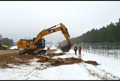 Budowa zapory na granicy z Białorusią rozpoczęta. Nagranie od Straży Granicznej