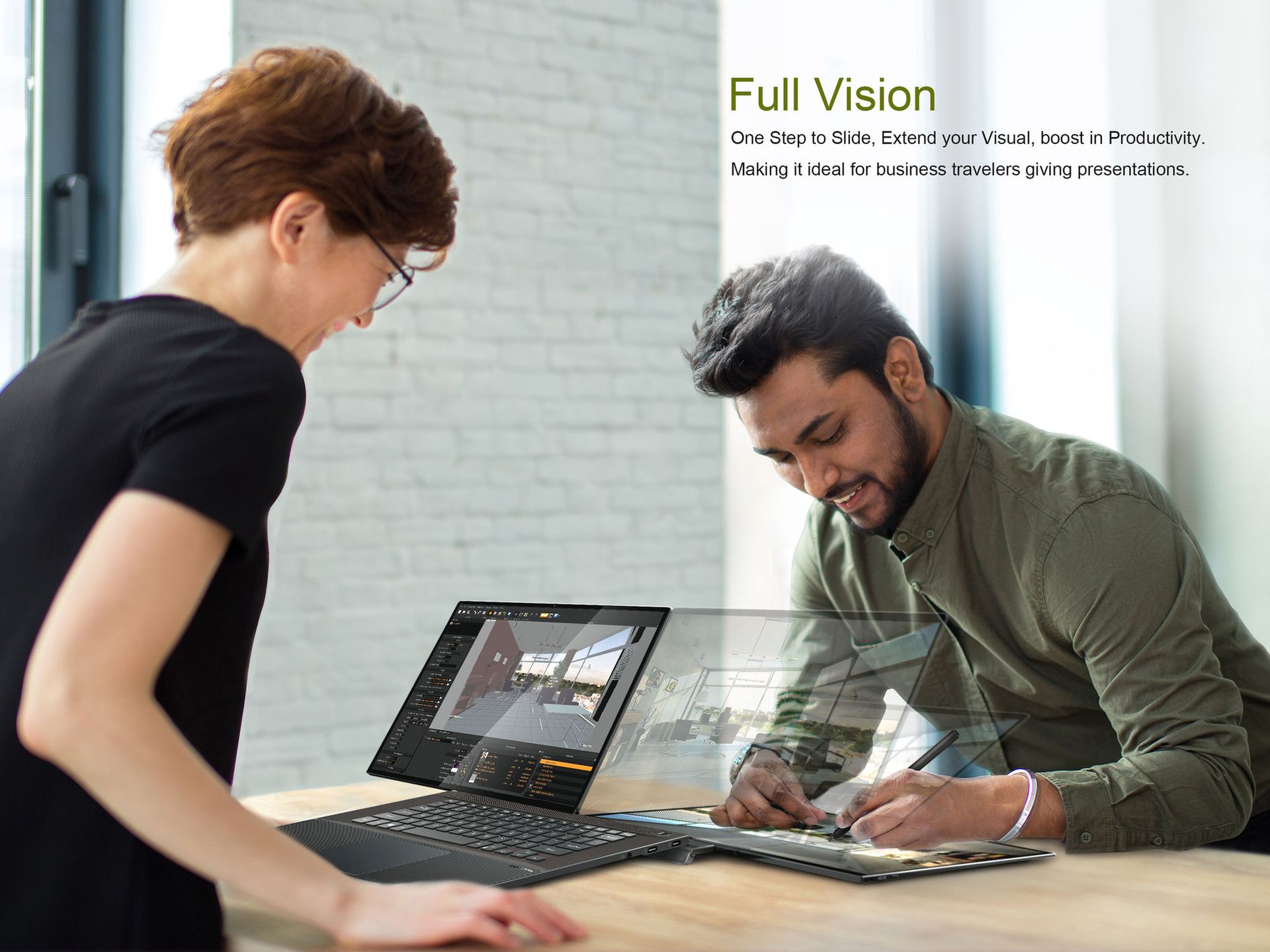 Dwuekranowy laptop, czy laptop i tablet? Compal FullVision to ciekawa koncepcja 2