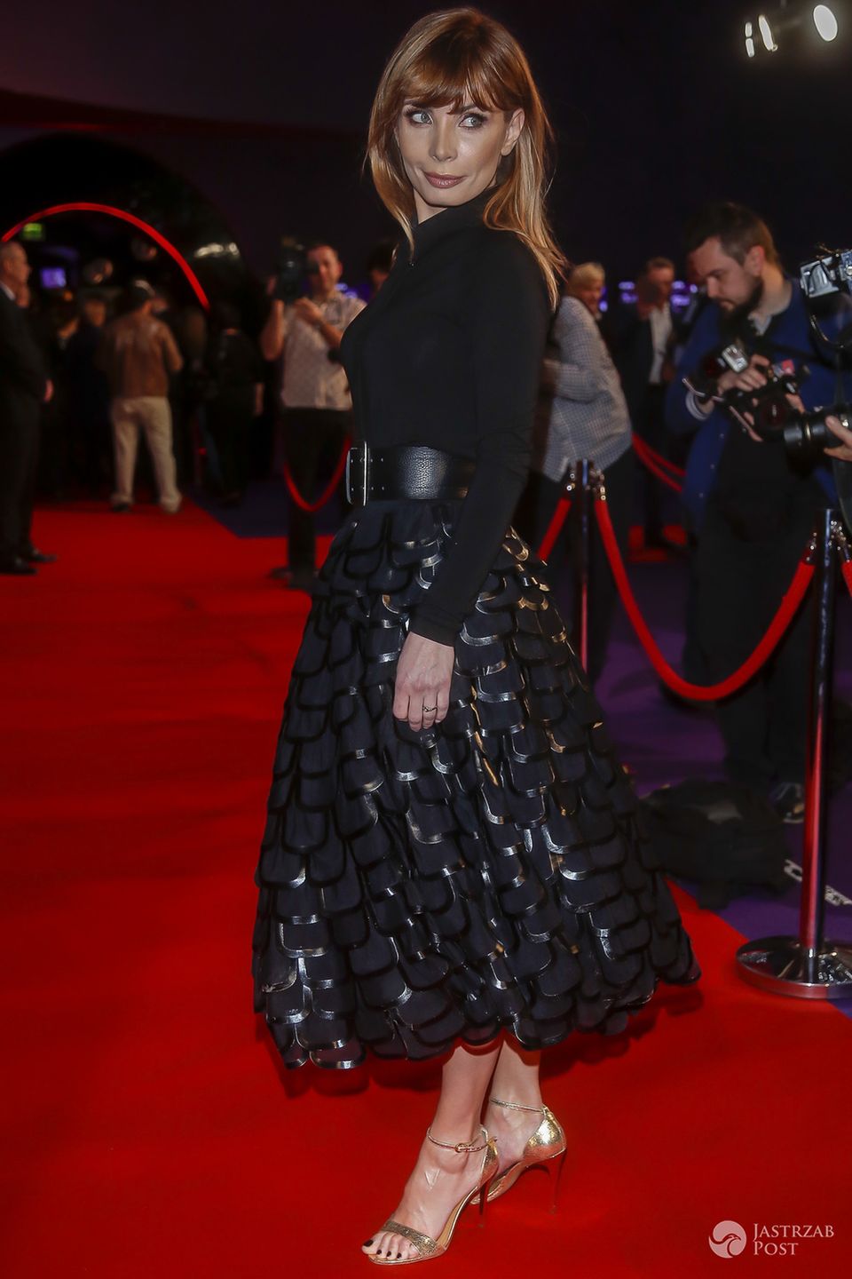 Kreacja: Robert Kupisz. Agnieszka Dygant, premiera filmu Pitbull. Nowe porządki (fot. AKPA)