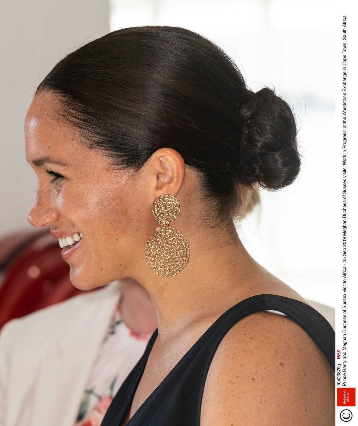 Meghan Markle w czarnym kombinezonie w RPA