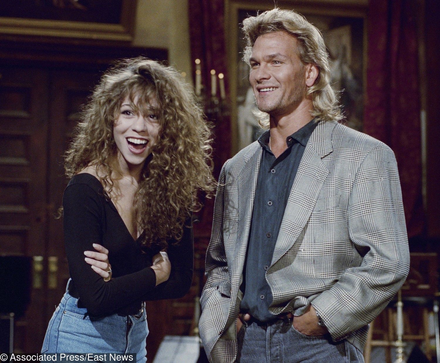 Mariah Carey i Patrick Swayze w 1991 roku