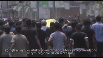 Pogrzeb dziewięciu ofiar w Khan Younis