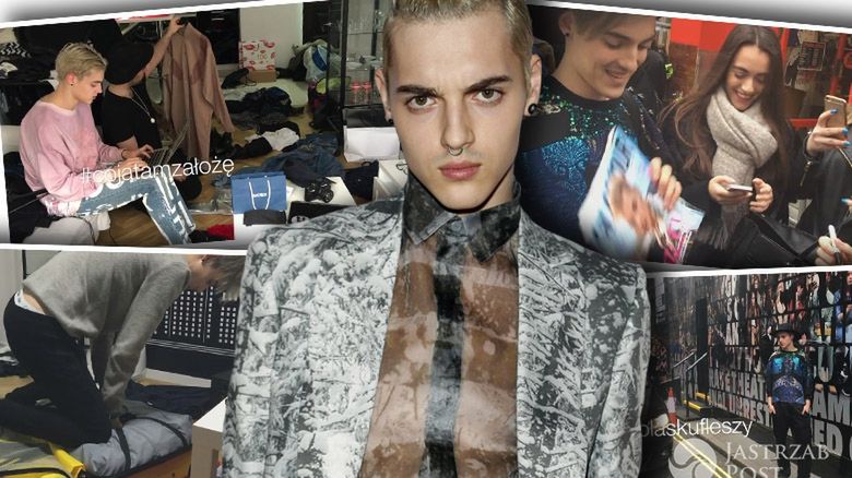 Radek Pestka na Fashion Week w Londynie