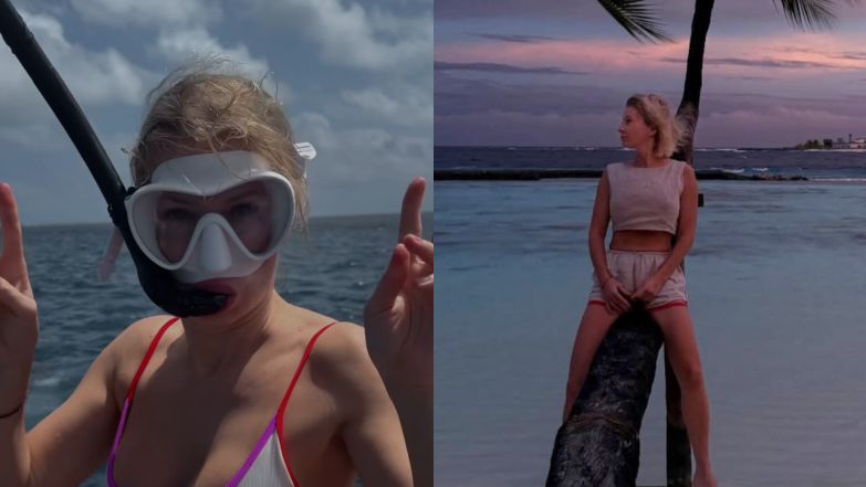 Edyta pazura relacjonuje rajskie wczasy na Malediwach