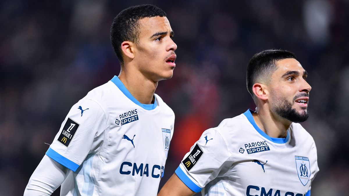 Getty Images / Franco Arland / Na zdjęciu: Mason Greenwood doprowadził do remisu w meczu OM - Strasbourg