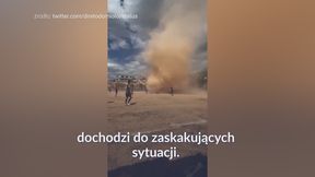 #dziejesiewsporcie: Tornado podczas meczu. Zawodnicy starali się kontynuować grę