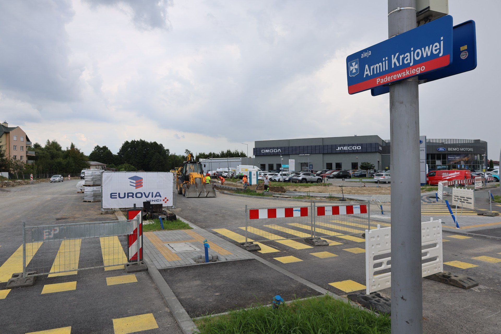 Budowa łącznika Wieniawskiego z Armii Krajowej w Rzeszowie. 31.07.2025