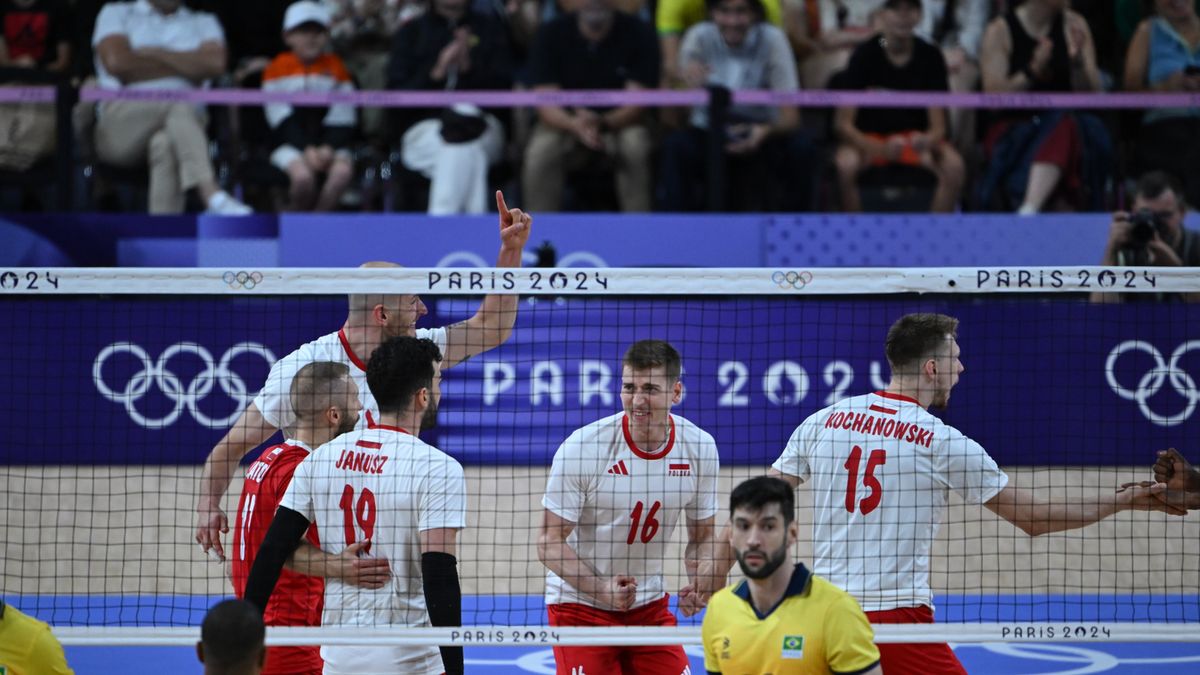 PAP / Adam Warżawa / Na zdjęciu: siatkarze reprezentacji Polski