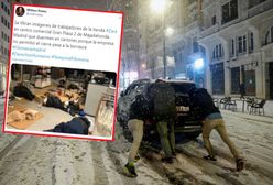 Ogromne opady śniegu w Hiszpanii. Ponad 100 osób utknęło na noc w centrum handlowym