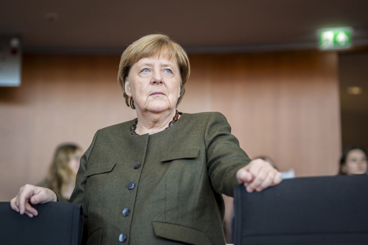 Angela Merkel spoke on the issue of the war in Ukraine.