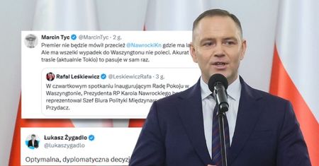 Jednak nie Nawrocki. Lawina komentarzy po decyzji Pałacu ws. Rady Pokoju