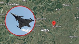 Katastrofa myśliwca na Węgrzech. Pilot się katapultował
