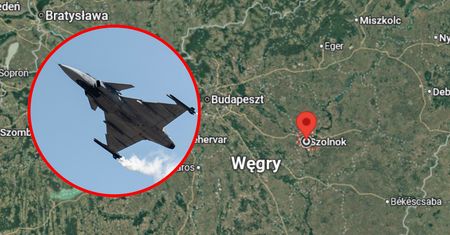 Katastrofa myśliwca na Węgrzech. Pilot się katapultował