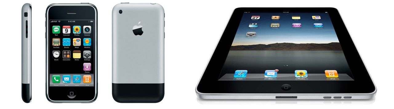 iPhone 2G i pierwszy iPad