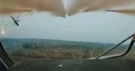 Walka o Bachmut oczami pilotów Mi-24. Nagranie prosto z frontu