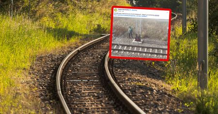 Zamaskowany mężczyzna przy torach. Ustalili, co tam robił
