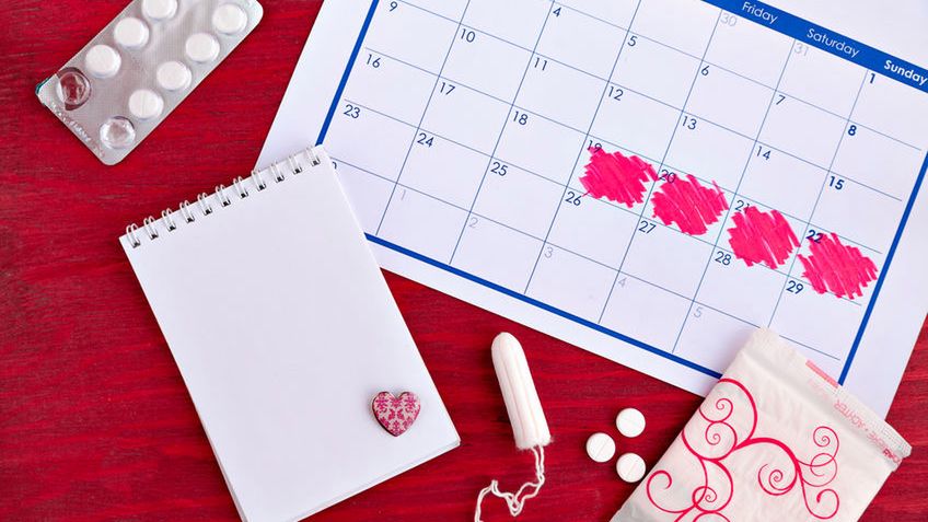 Cykl miesiączkowy można łatwo obserwować przy pomocy kalendarzyka miesiączkowego. 