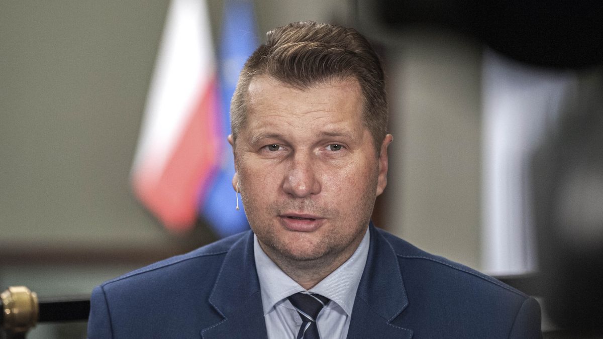 Minister edukacji i nauki Przemysław Czarnek