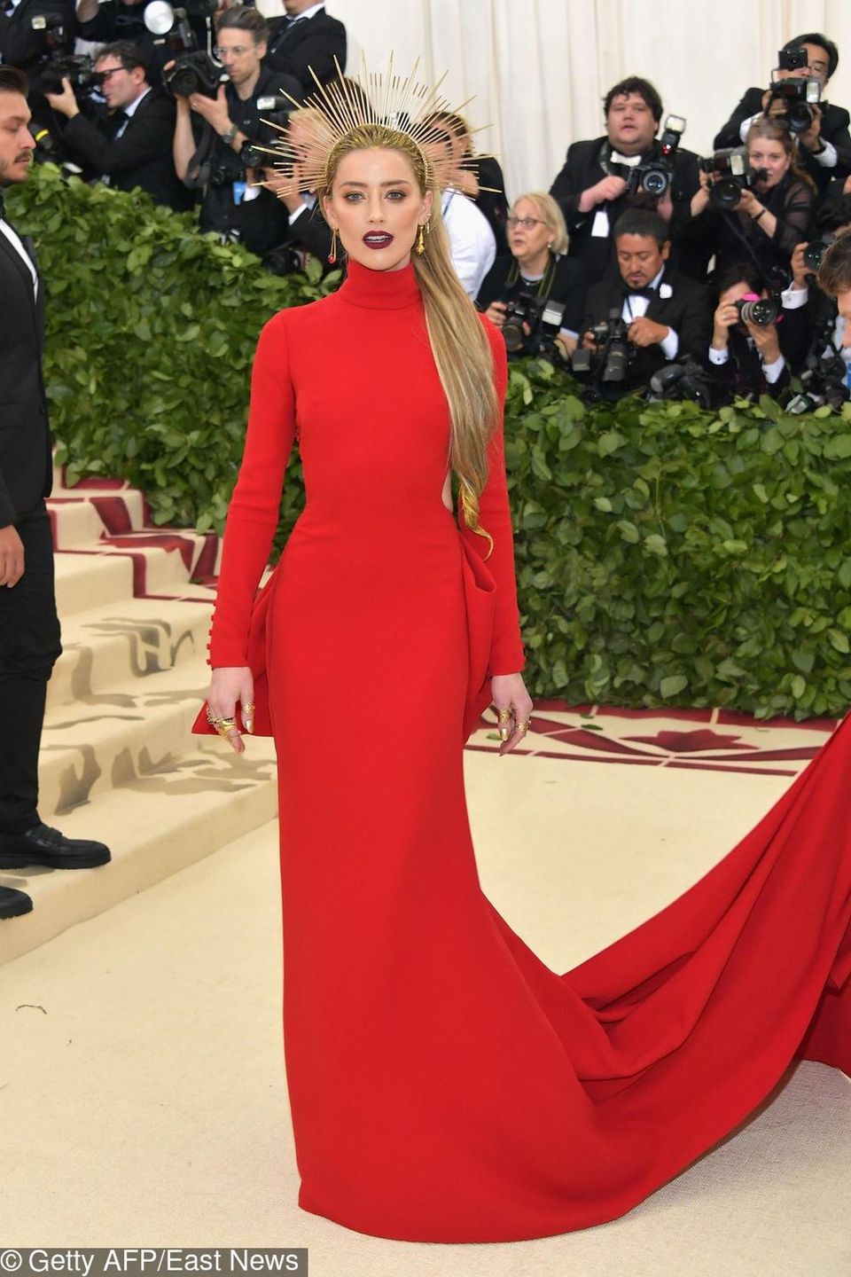 Amber Heard, kreacja: Carolina Herrera – MET Gala 2018