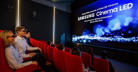 Ruszyło pierwsze na świecie kino z ekranem Samsung Cinema LED 3D