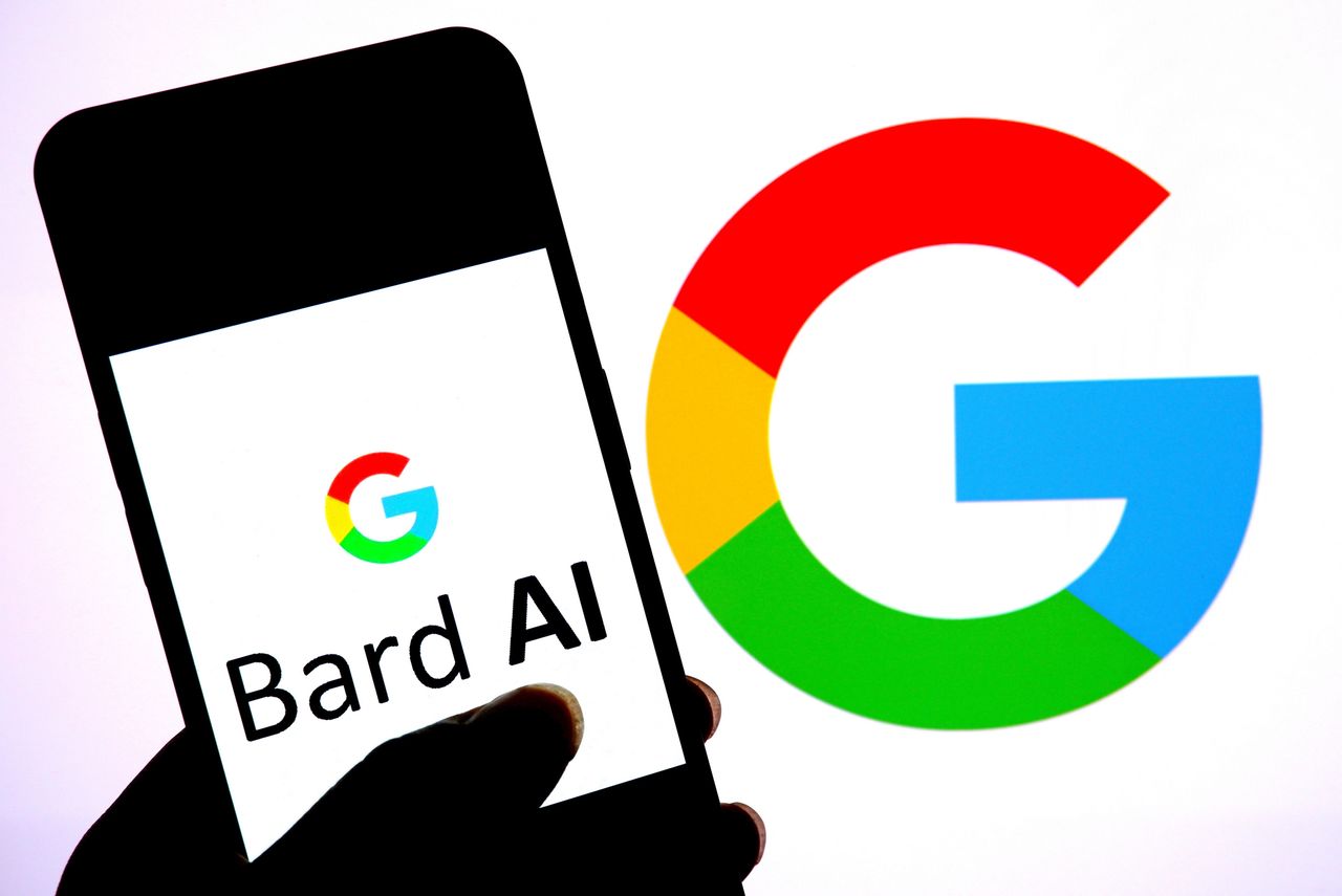 Google Bard na razie nie pojawi się w Polsce (Avishek Das/SOPA Images/LightRocket via Getty Images)