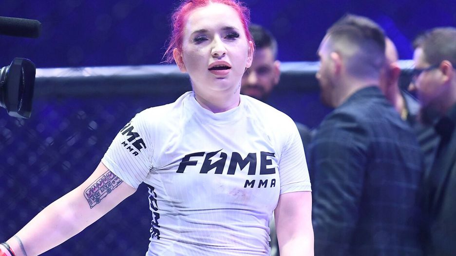 Fame MMA - walka Linkiewicz vs GodlewskaFoto: Mateusz Jagielski / East News Lodz, 30.03.2019.  Fame MMA 3 walka Marta Linkimaster  Linkiewicz vs Monika Esmeralda Godlewska
N/z: Marta Linkiewicz - LinkimasterMateusz Jagielski