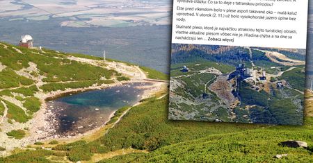 Jeden z symboli Tatr Wysokich wysechł. Woda całkowicie wyparowała