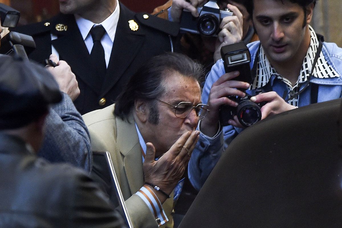 Al Pacino na planie filmu "House of Gucci"
