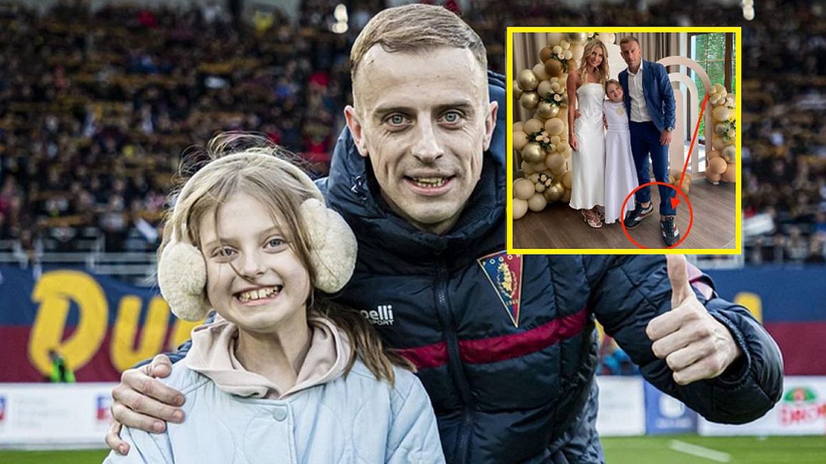 Instagram / www.instagram.com/kamilgrosicki10 / Kamil Grosicki z córką Mają