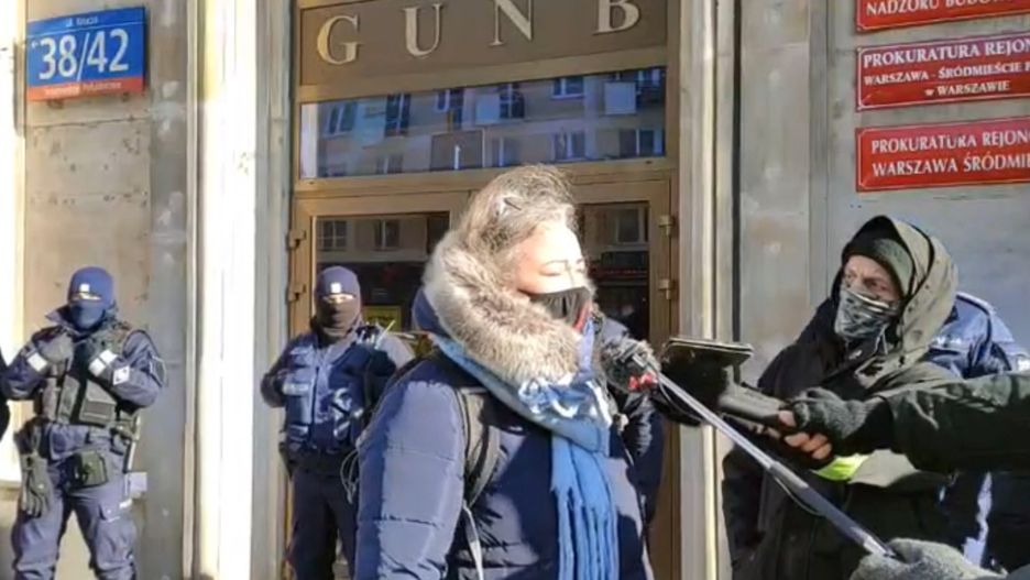 Strajk Kobiet w Warszawie. Pikieta po zatrzymaniu Wojciecha B.