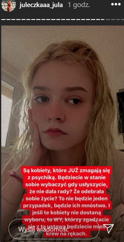 Julia Wróblewska o dramatycznej sytuacji kobiet.
