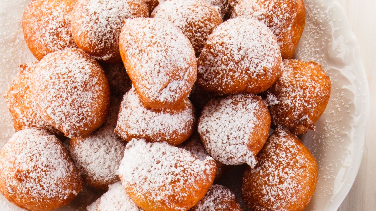 Puszyste mini pączki budyniowe