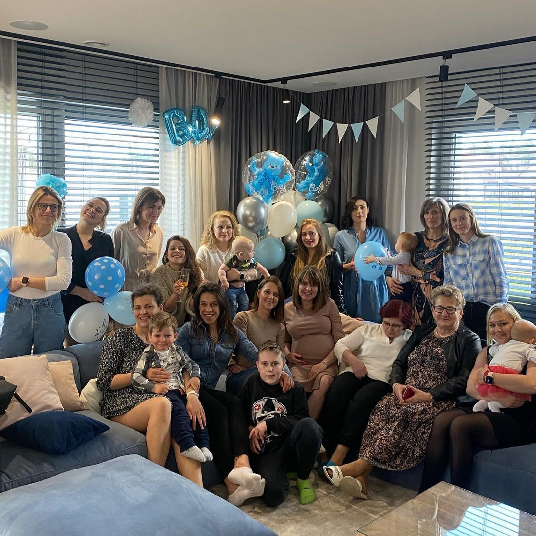 Joanna Jędrzejczyk - baby shower siostry Kasi
