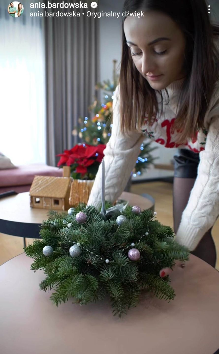 Ania Bardowska pokazała udekorowany na święta dom