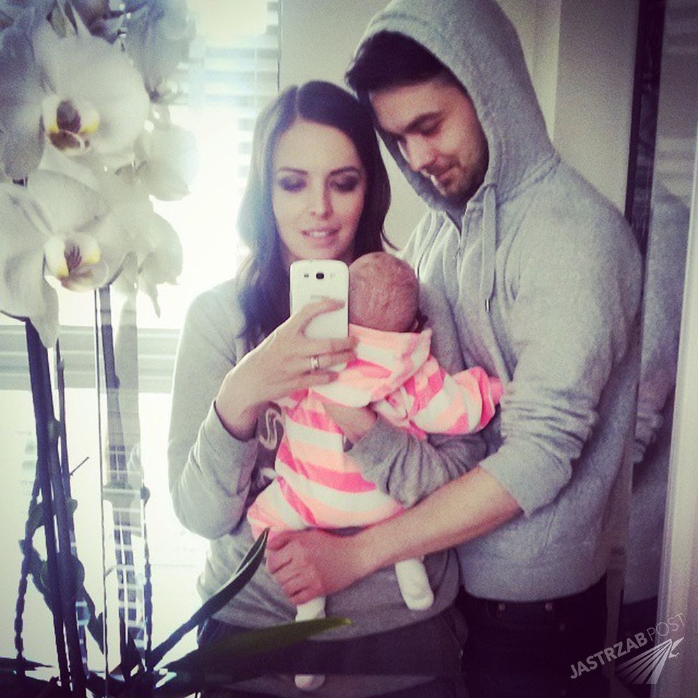 Anna Wendzikowska i Patryk Ignaczak z córeczką Kornelią
Fot. screen z Instagram